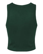 BELLA + CANVAS 1019 - Women's Micro Rib Racer Tank - Solid Forest Blend