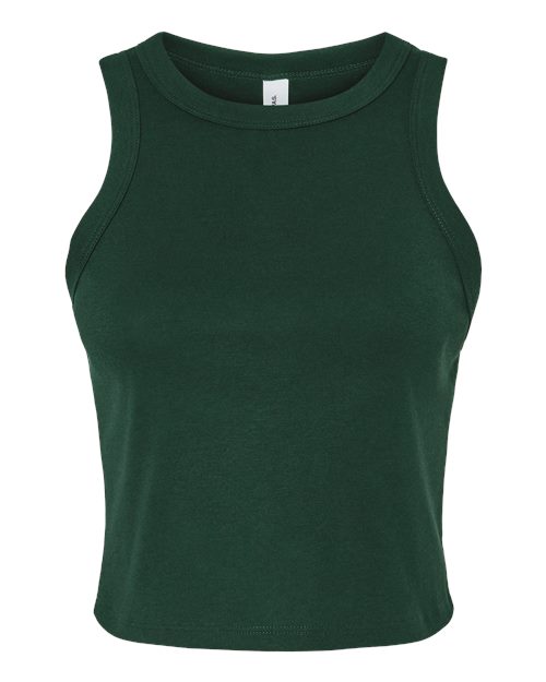 BELLA + CANVAS 1019 - Women's Micro Rib Racer Tank - Solid Forest Blend