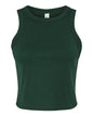 BELLA + CANVAS 1019 - Women's Micro Rib Racer Tank - Solid Forest Blend