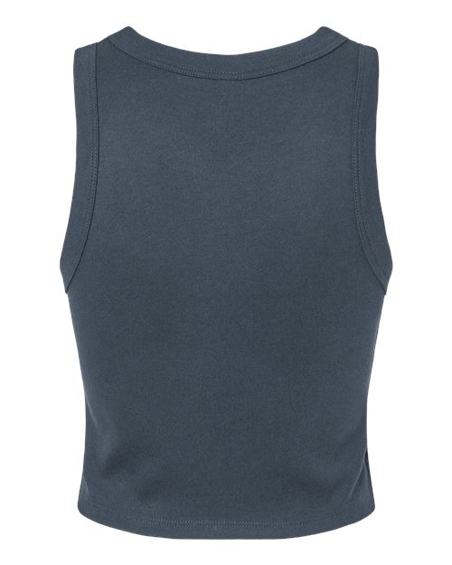 BELLA + CANVAS 1019 - Women's Micro Rib Racer Tank - Solid Vintage Navy Blend