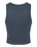 BELLA + CANVAS 1019 - Women's Micro Rib Racer Tank - Solid Vintage Navy Blend
