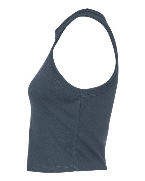 BELLA + CANVAS 1019 - Women's Micro Rib Racer Tank - Solid Vintage Navy Blend