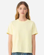 BELLA + CANVAS 6110GD — Women's Garment-Dyed Tee — Buttermilk