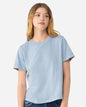 BELLA + CANVAS 6110GD — Women's Garment-Dyed Tee — Light Washed Denim
