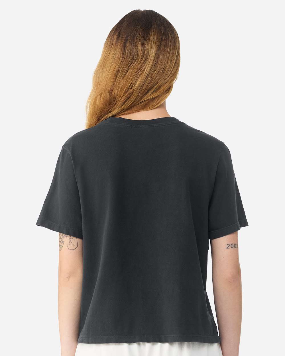 BELLA + CANVAS 6110GD - Women's Garment-Dyed Tee - Washed Black