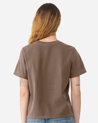 BELLA + CANVAS 6110GD - Women's Garment-Dyed Tee - Washed Cocoa
