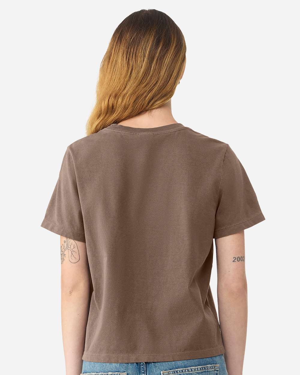BELLA + CANVAS 6110GD - Women's Garment-Dyed Tee - Washed Cocoa