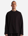 Shaka Wear SHMOL - Unisex Max Heavyweight Oversized Long Sleeve Tee - Black