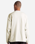Shaka Wear SHMOL - Unisex Max Heavyweight Oversized Long Sleeve Tee - Off white