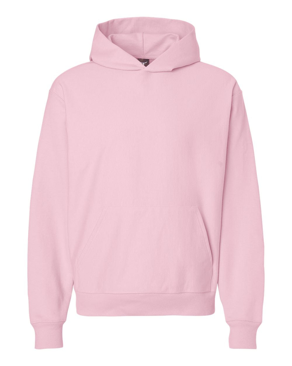 Hanes OG700 - Unisex Beefy® Sweats Premium Heavyweight Hooded Sweatshirt — Pale Pink (flat)