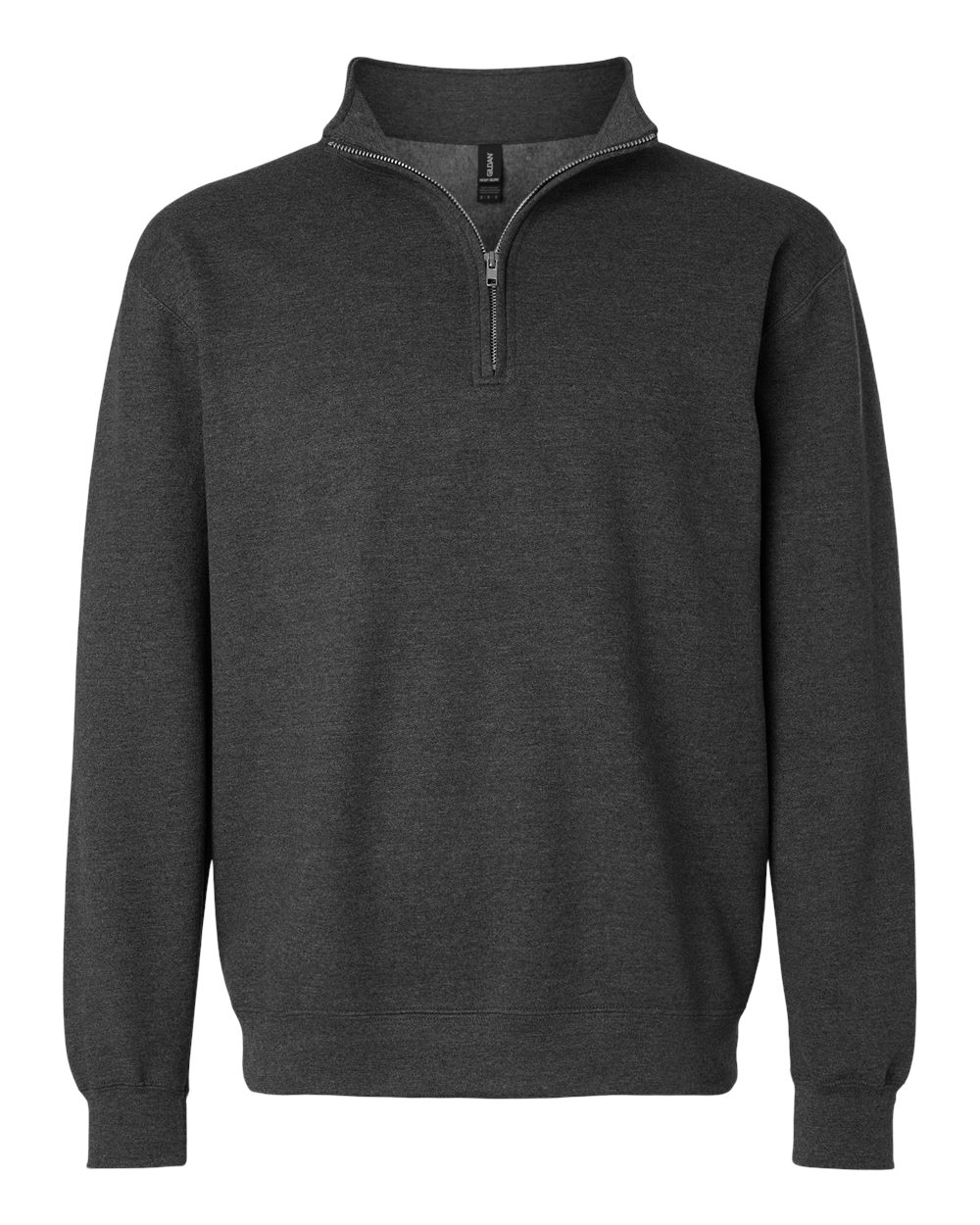 Gildan 18810 — Unisex Heavy Blend™ Quarter-Zip Sweatshirt — Fan Charcoal Heather