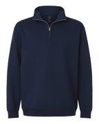 Gildan 18810 — Unisex Heavy Blend™ Quarter-Zip Sweatshirt — Navy (flat)