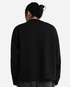 Shaka Wear SHGTL - Unisex Garment-Dyed Terry Long Sleeve Tee - Black