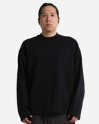 Shaka Wear SHGTL - Unisex Garment-Dyed Terry Long Sleeve Tee - Black