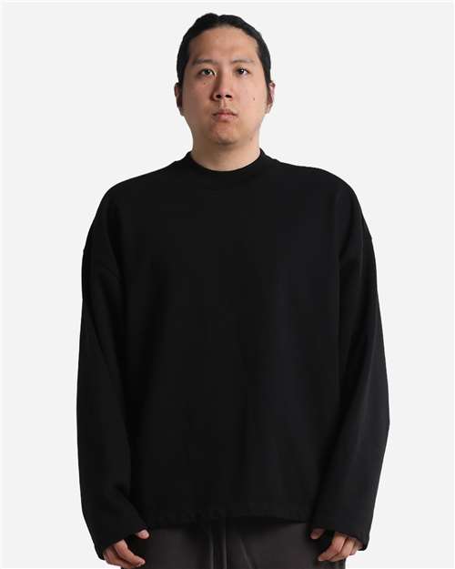 Shaka Wear SHGTL - Unisex Garment-Dyed Terry Long Sleeve Tee