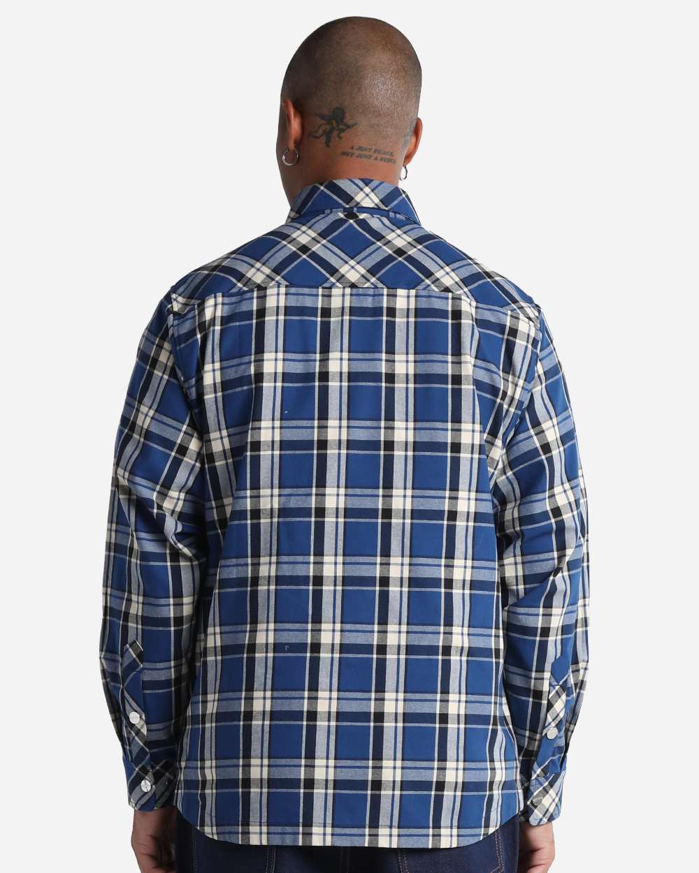 Shaka Wear SHPJK - Unisex Plaid Jacket 2.0 - Blue