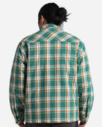 Shaka Wear SHPJK - Unisex Plaid Jacket 2.0 - Green