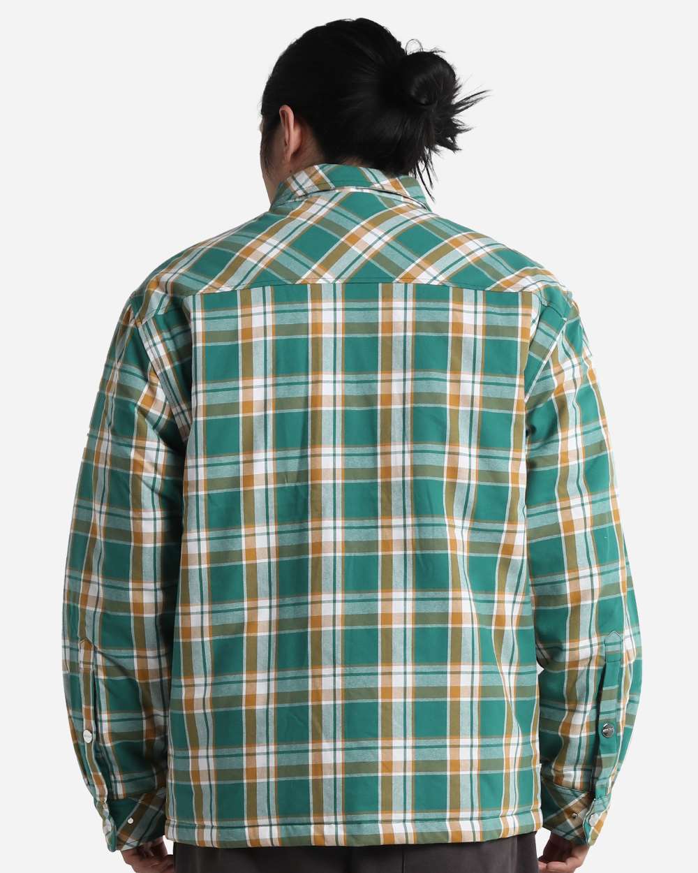 Shaka Wear SHPJK - Unisex Plaid Jacket 2.0 - Green