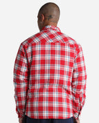 Shaka Wear SHPJK - Unisex Plaid Jacket 2.0 - Red