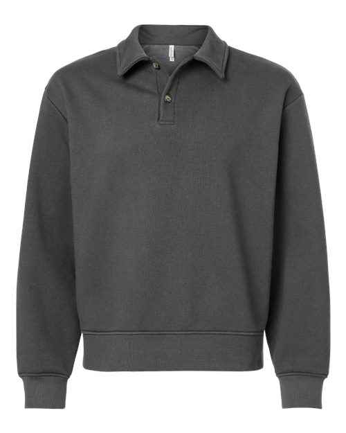 BELLA + CANVAS 4741 - Unisex 10 oz. Heavyweight Polo Sweatshirt