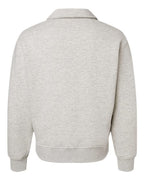 BELLA + CANVAS 4741 - Unisex 10 oz. Heavyweight Polo Sweatshirt - Vintage Heather Grey