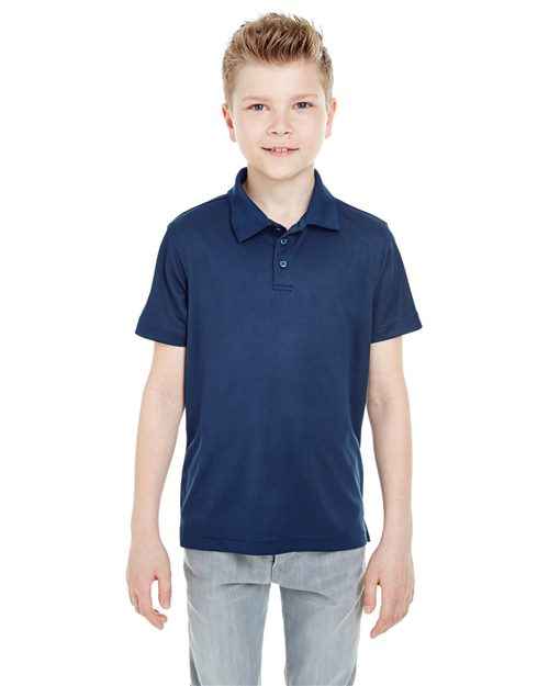 UltraClub 8210Y - Youth Cool & Dry Mesh Piqué Polo
