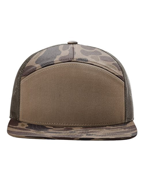 Richardson 168P - Printed Seven-Panel Trucker Cap Richardson