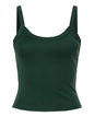 BELLA + CANVAS 1012 — Women's Micro Rib Spaghetti Strap Tank — Solid Forest Blend