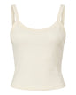 BELLA + CANVAS 1012 — Women's Micro Rib Spaghetti Strap Tank — Solid Natural Blend