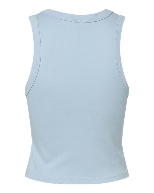BELLA + CANVAS 1019 - Women's Micro Rib Racer Tank - Solid Baby Blue Blend