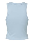 BELLA + CANVAS 1019 - Women's Micro Rib Racer Tank - Solid Baby Blue Blend