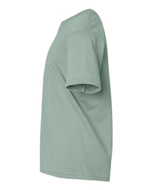 Next Level 3312 - Youth CVC T-Shirt - Heather Seafoam
