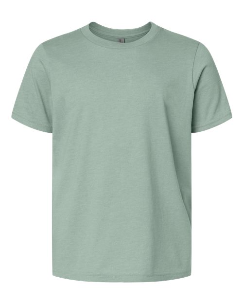 Next Level 3312 - Youth CVC T-Shirt - Heather Seafoam
