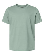 Next Level 3312 - Youth CVC T-Shirt - Heather Seafoam