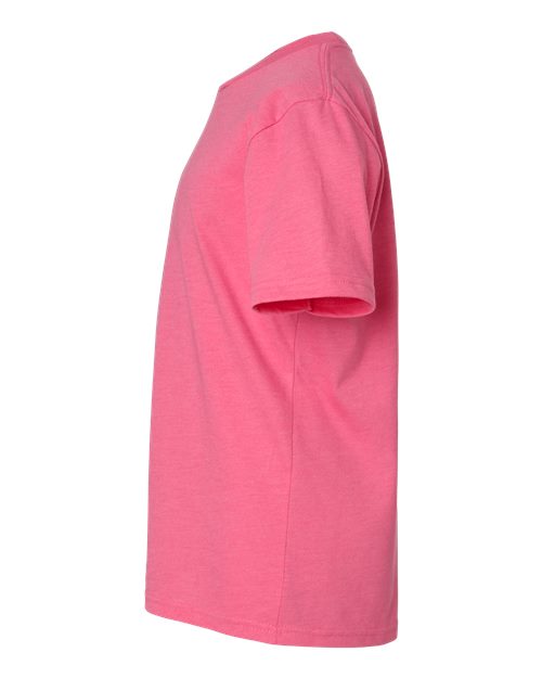 Next Level 3312 - Youth CVC T-Shirt - Hot Pink