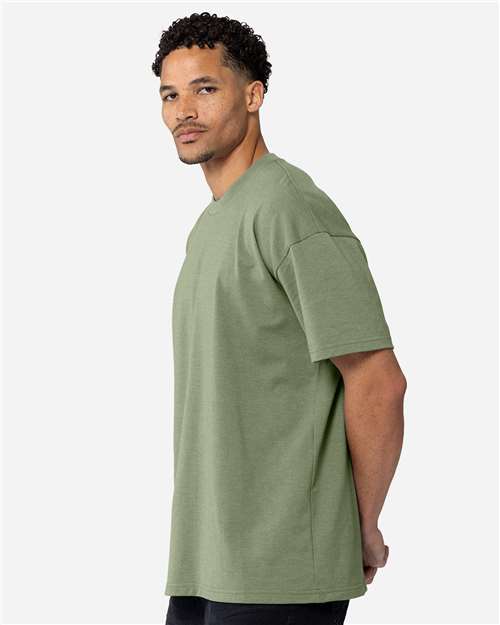 Next Level 7200 - Heavyweight T-Shirt - Heather Light Olive