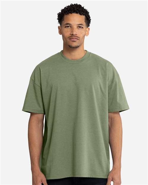 Next Level 7200 - Heavyweight T-Shirt - Heather Light Olive