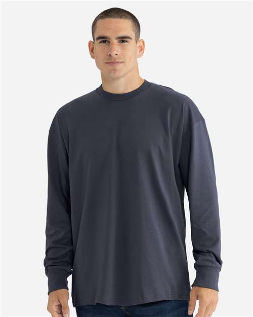 Next Level 7211 - Unisex Heavyweight Long Sleeve T-Shirt - Harbor Blue
