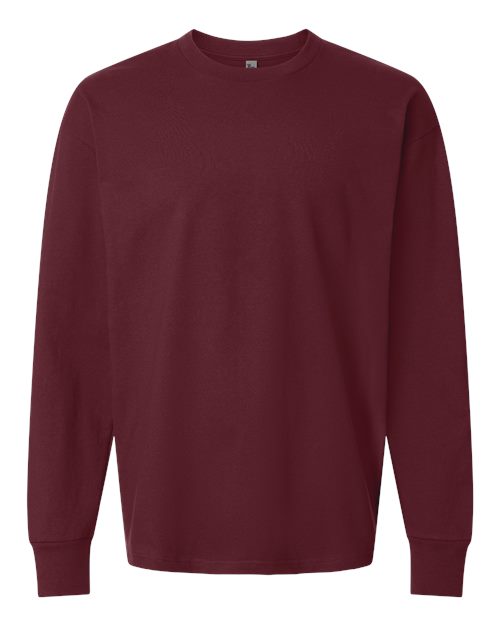 Next Level 7211 - Unisex Heavyweight Long Sleeve T-Shirt - Maroon