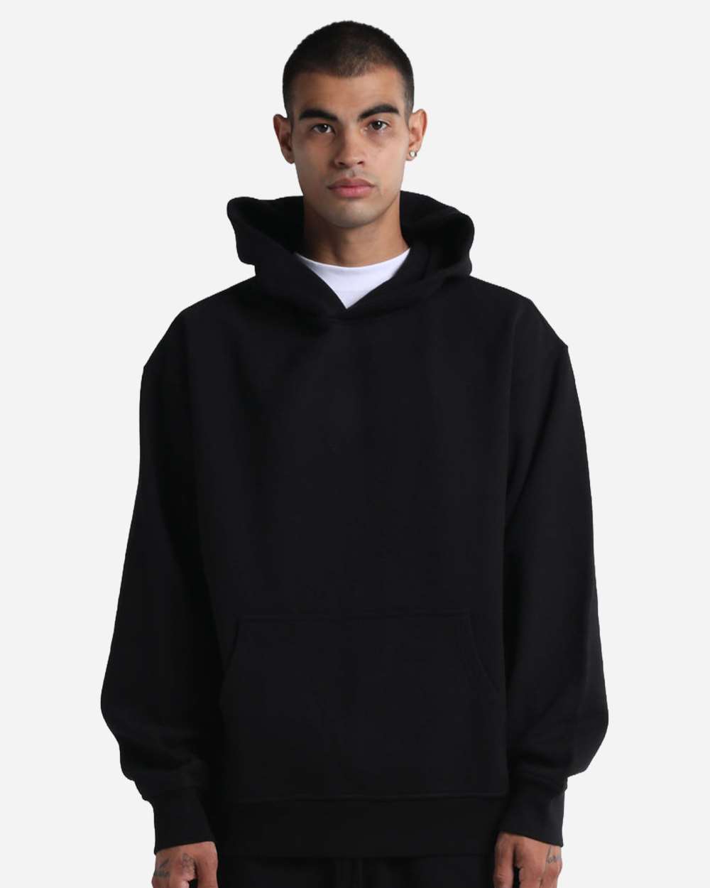 Shaka Wear SHGMH - Unisex Max Heavy Garment-Dyed Hoodie Sweatshirt - Black