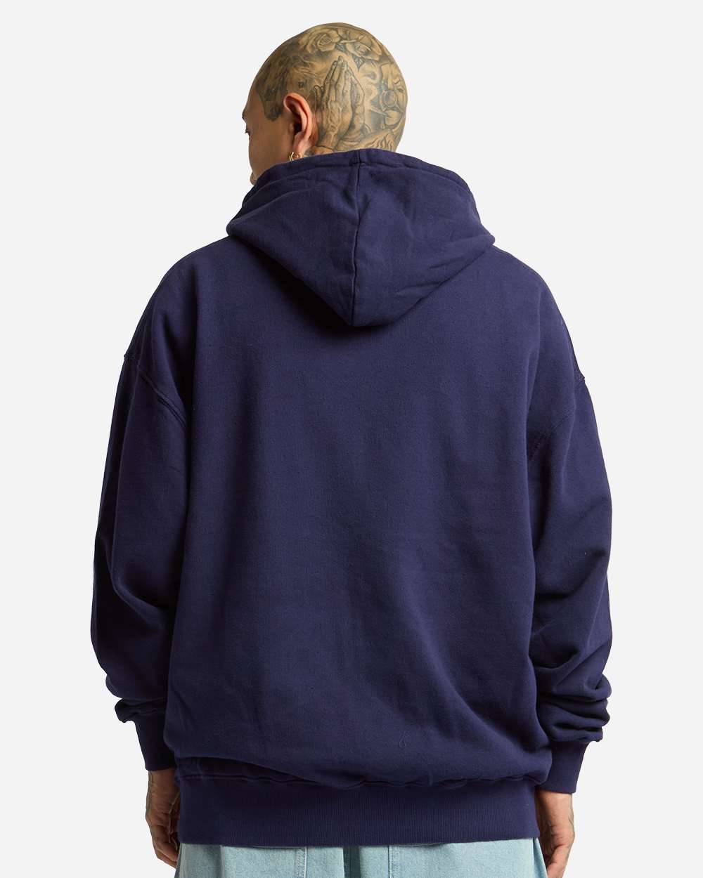 Shaka Wear SHGMZ - Unisex Max Heavy Garment-Dyed Full-Zip Hoodie Sweatshirt - Navy