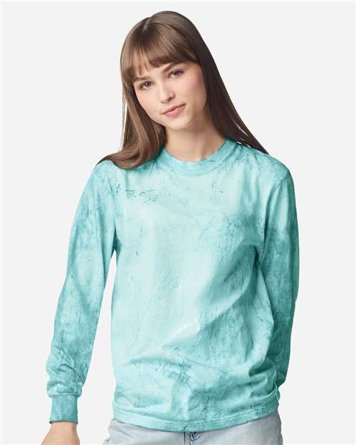 Comfort Colors 6045 - Unisex ColorblastTM Long Sleeve T-Shirt - Seaglass