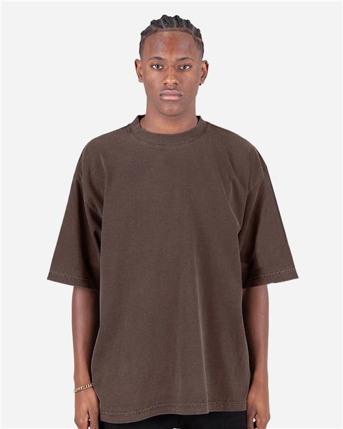 Shaka Wear SHGDD - Unisex Max Heavyweight Garment-Dyed Drop Shoulder Tee