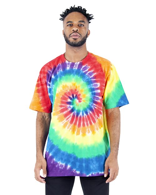 Shaka Wear SHTDSS - Unisex Max Heavyweight Tie-Dyed Tee