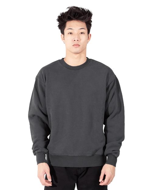 Shaka Wear SHGFC - Unisex Los Angeles Garment-Dyed Crewneck Sweatshirt