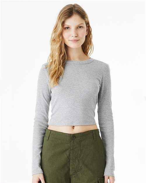 BELLA + CANVAS 1501 - Women's Micro Rib Long Sleeve Baby Tee