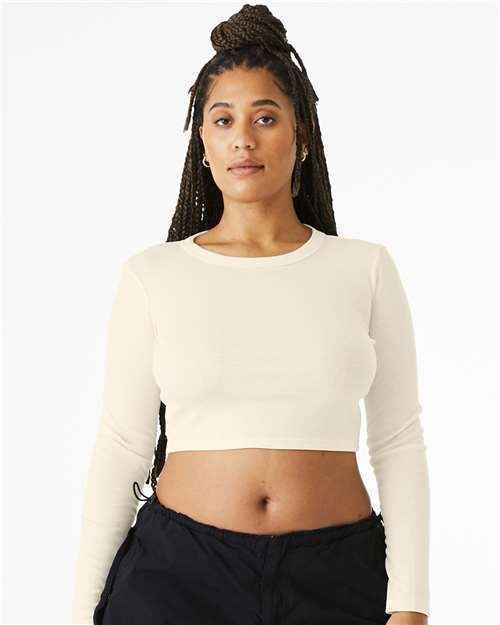 BELLA + CANVAS 1501 - Women's Micro Rib Long Sleeve Baby Tee