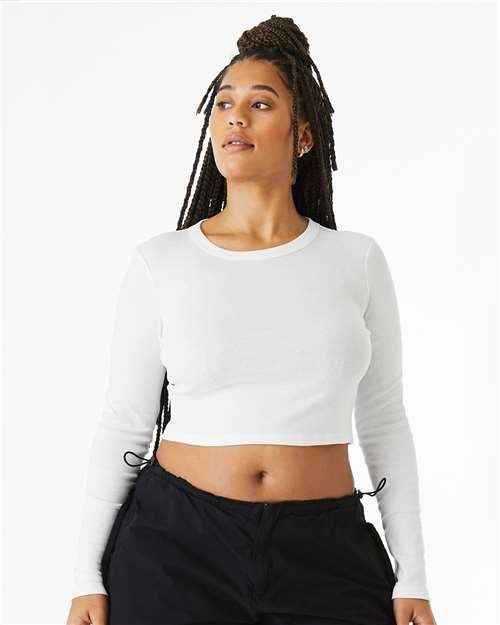 BELLA + CANVAS 1501 - Women's Micro Rib Long Sleeve Baby Tee