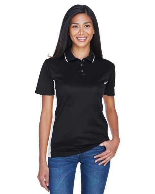 UltraClub 8406L - Women's Cool & Dry Sport Two-Tone Polo