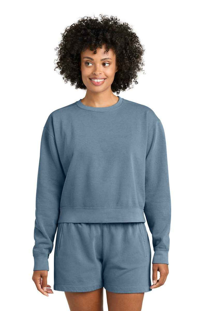 Comfort Colors 1566L - Women's Garment-Dyed Mid-Length Crewneck Sweatshirt
